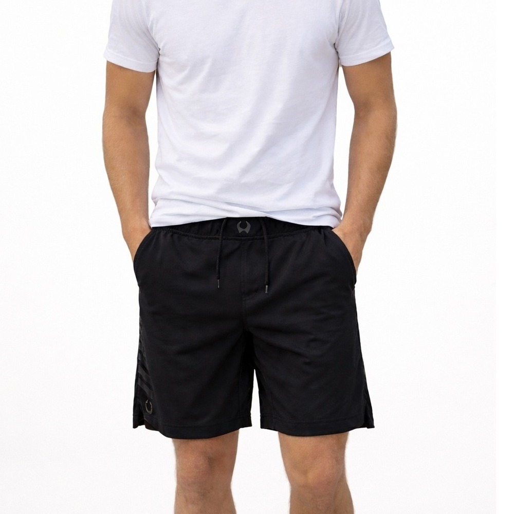 Hylete Logo Performance‎ Athletic Shorts Training Gym Running Workout Activewear